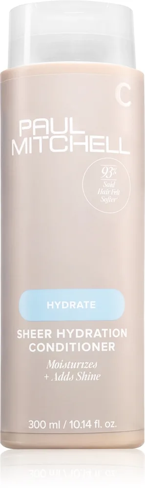 Paul Mitchell Hydrate Sheer Hydration Conditioner Hårbalsam Giver fugt og glans 300 ml