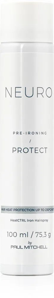Paul Mitchell Neuro Protect HeatCTRL Iron Hairspray Hårspray För hårstyling med värme 100 ml