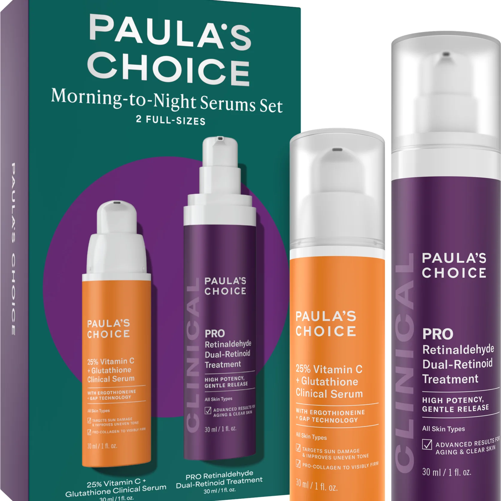 Paula´s Choice Trial kits Morning-to-Night Serums Set
