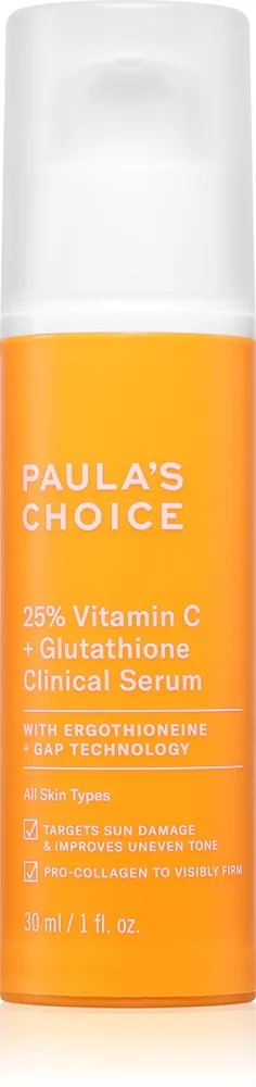 Paula's Choice Vitamin C 25% + Glutathione Clinical Serum Lindrande serum med vitamin C 30 ml