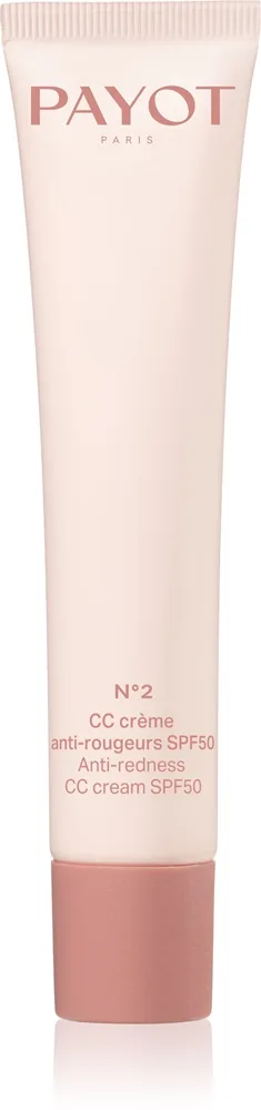 Payot N°2 CC Crème Anti-Rougeurs SPF 50 punoitusta vähentävä CC-voide SPF 50+ 40 ml