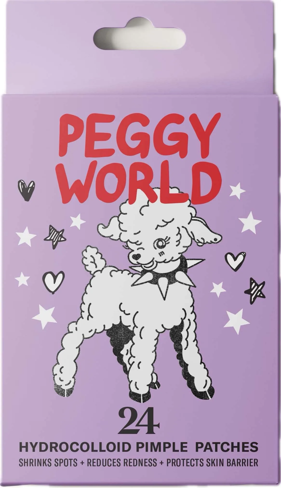 Peggy World Blemish Patches Stars and Hearts Purple
