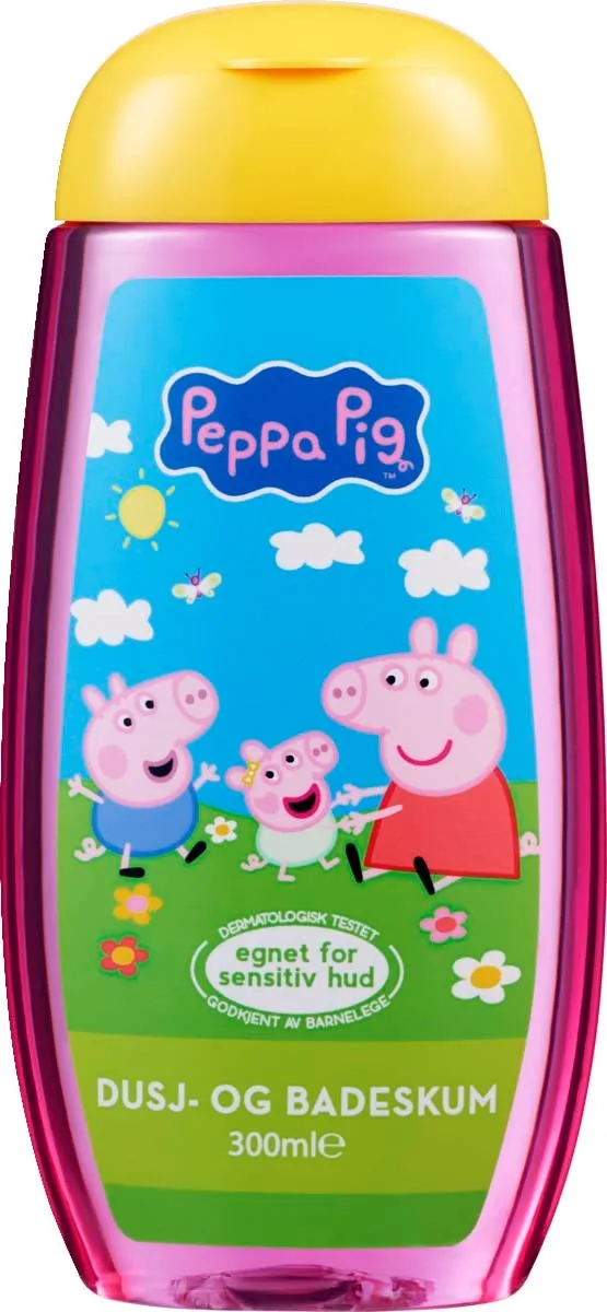 Peppa Pig Dusj- og Badeskum 300 ml