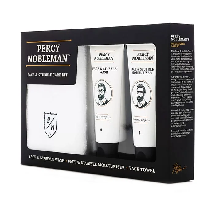 Percy Nobleman Face & Stubble Care Kit
