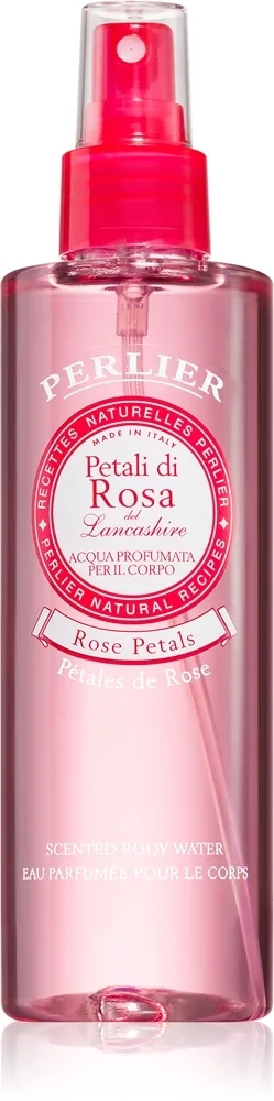 Perlier Rose Petals virkistävä vartalosuihke 200 ml