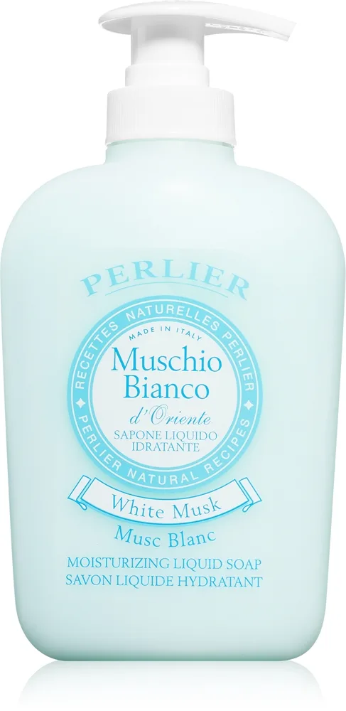 Perlier White Musk nestemäinen saippua käsille ja vartalolle 300 ml