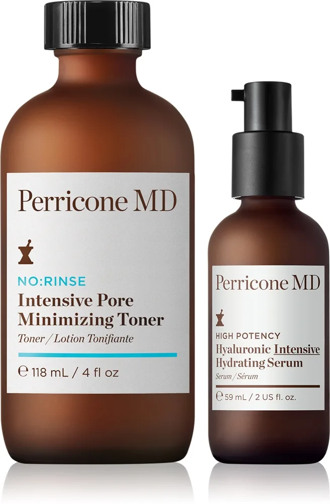 Perricone MD Hydration & Pore Refining Duo setti ihon kosteutukseen ja ihohuokosten häivyttämiseen