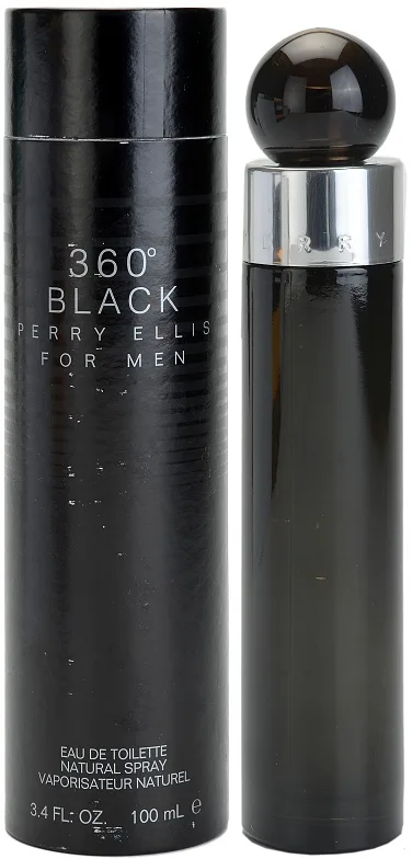 Perry Ellis 360° Black Eau de Toilette för män 100 ml