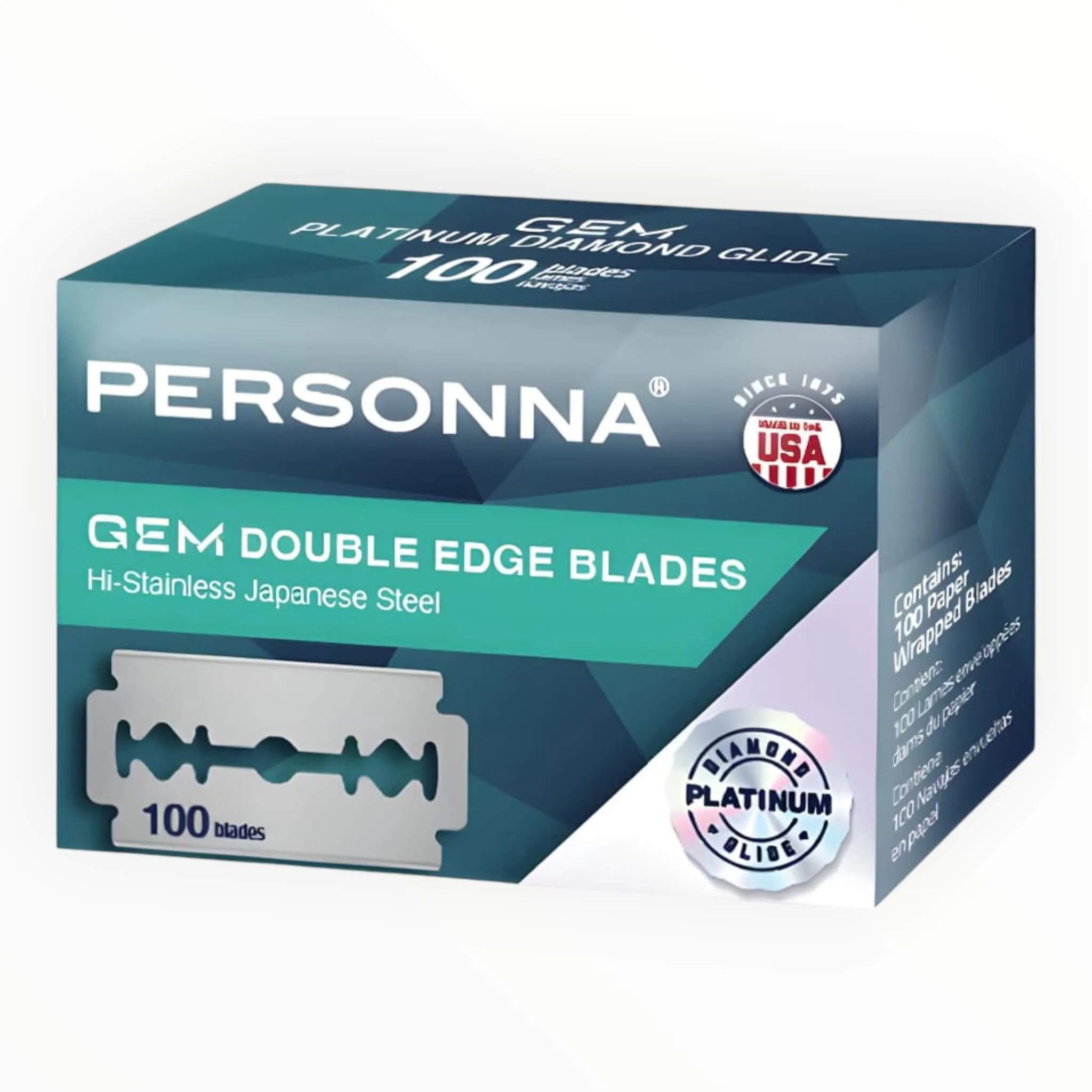 Personna DE-Barberblade, GEM, 100 stk.