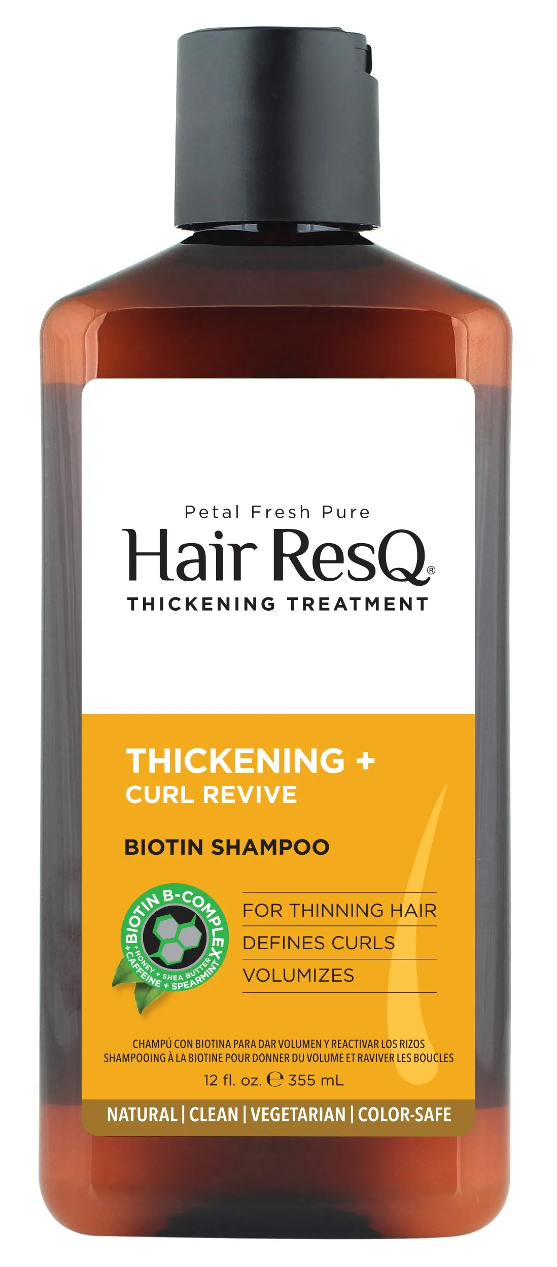 Petal Fresh Hair ResQ Thickening + Curl Revive Shampoo 355ml