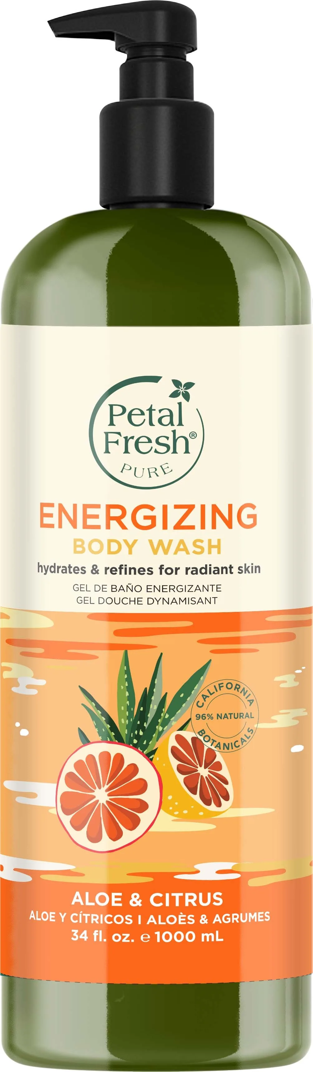 Petal Fresh Pure Aloe & Citrus Body Wash 1000 ml