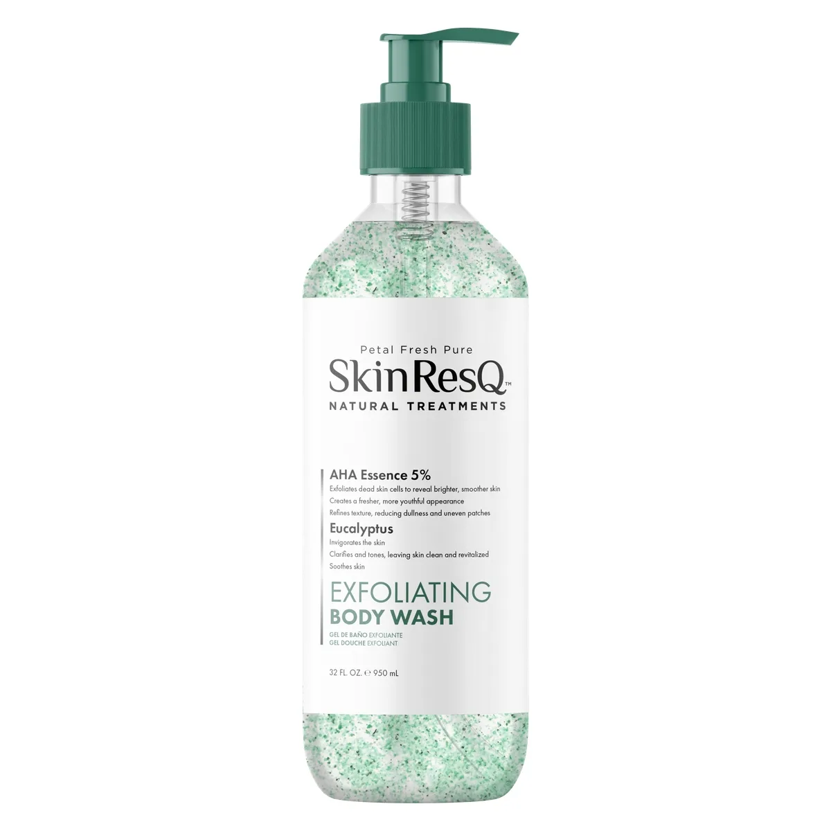 Petal Fresh Skin ResQ Exfoliating Body Wash Eucalyptus 950ml
