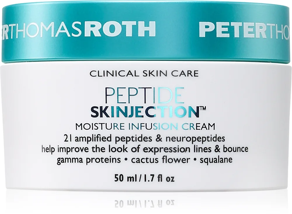 Peter Thomas Roth Peptide Skinjection™ Moisture Infusion Cream Refillable silottava kosteusvoide sisältää peptidejä täytettävä 50 ml