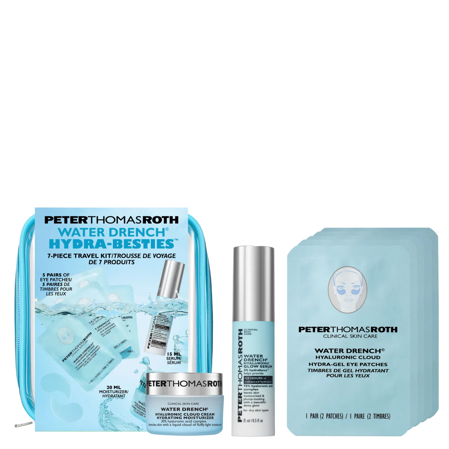 Peter Thomas Roth Water Drench® Hydra-Besties 7-Piece Travel Kit Kasvojenhoitosetti