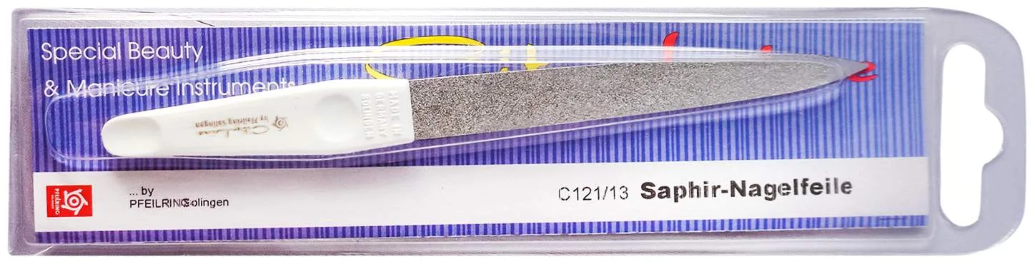 Saphir Nagelfeile 13 cm 1 Stück - Zur Nagelpflege
