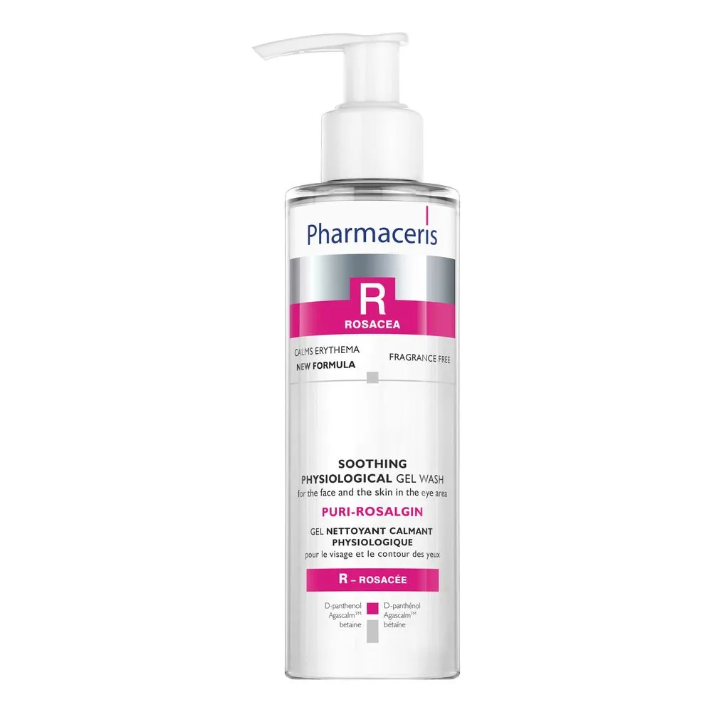 Pharmaceris R Puri-Rosalgin Soothing Physiological Face Gel Wash 190 ml
