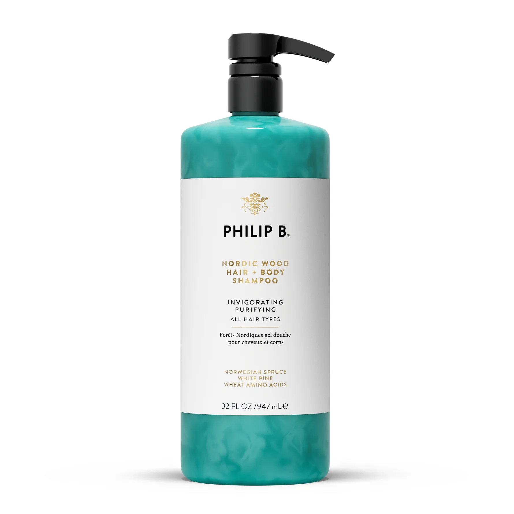 Philip B Nordic Wood Hair + Body Shampoo 350 ml