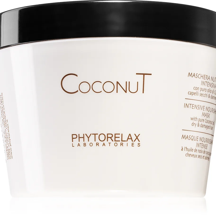 Phytorelax Laboratories Coconut kosteuttava hiusnaamio sisältää kookosöljyä 250 ml