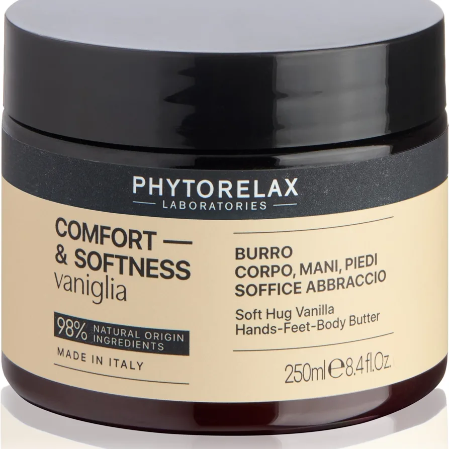 Phytorelax Laboratories Comfort & Softness Vanilla Smör för händerna, benen och kroppen 250 ml