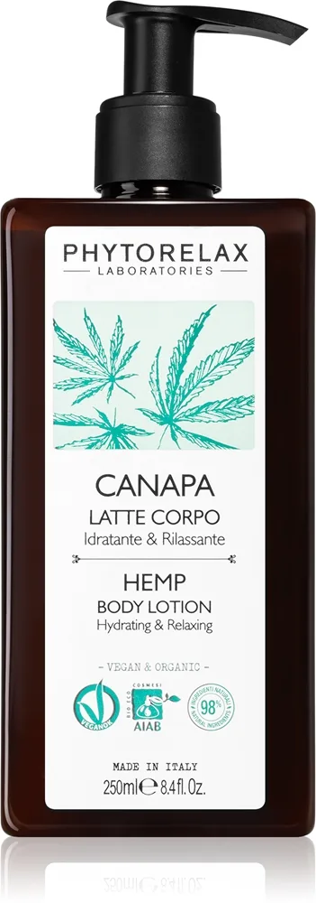 Phytorelax Laboratories Hemp kosteuttava vartalomaito 250 ml