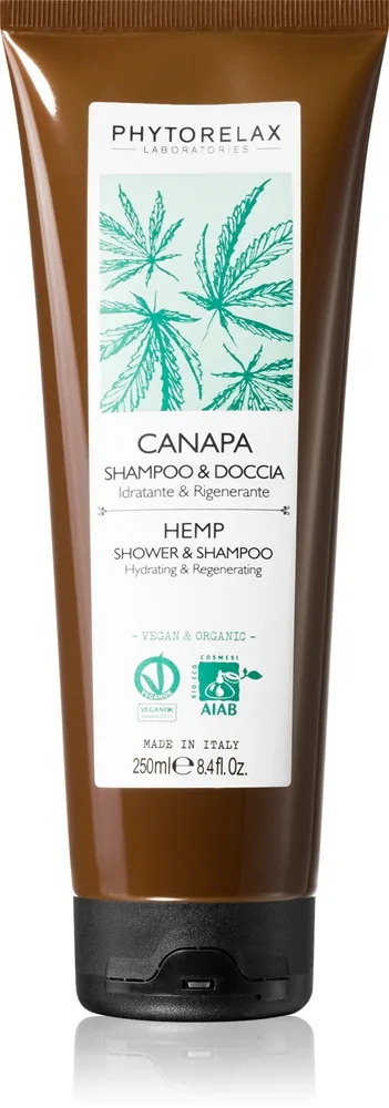 Phytorelax Laboratories Hemp Bruseshampoo med regenerativ effekt 250 ml