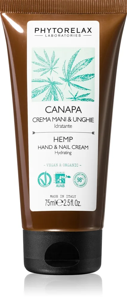 Phytorelax Laboratories Hemp Blødgørende hånd- og neglecreme 75 ml