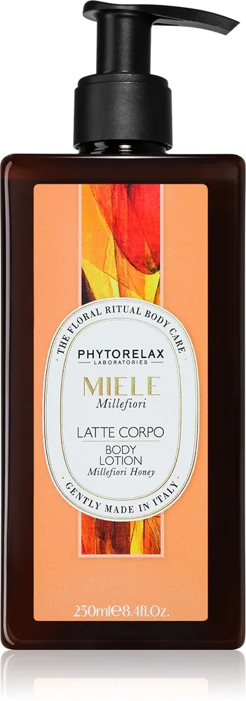 Phytorelax Laboratories Honey Millefiori hellävarainen kosteuttava vartalomaito 250 ml
