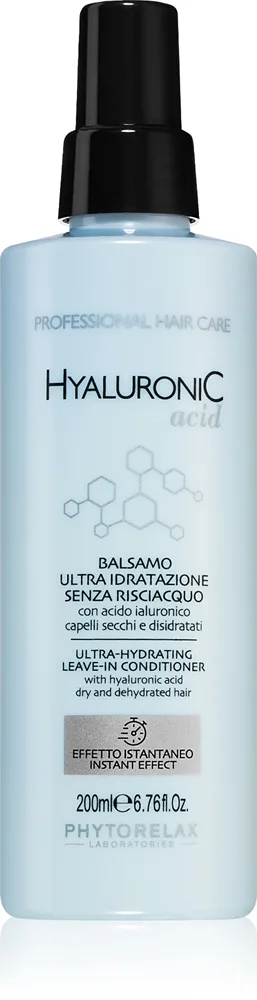 Phytorelax Laboratories Hyaluronic Acid Leave-in balsam För torrt hår 200 ml