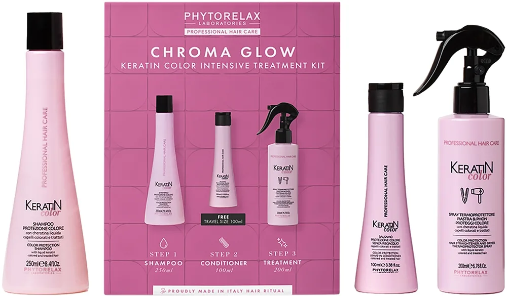 Phytorelax Laboratories Keratin Color Gavesæt Til farvet hår