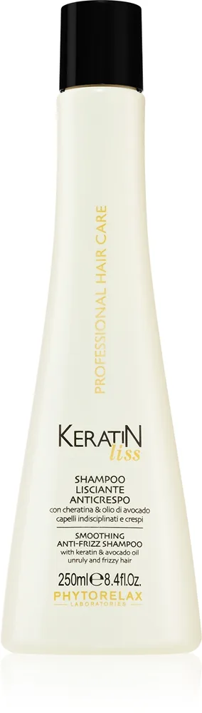 Phytorelax Laboratories Keratin Liss silottava shampoo kurittomille hiuksille 250 ml