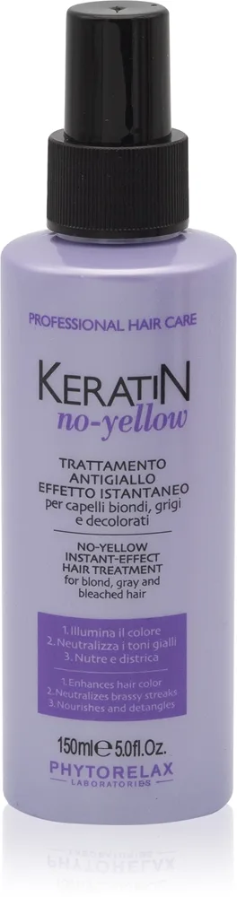 Phytorelax Laboratories Keratin No-Yellow Spray mot gula undertoner 150 ml