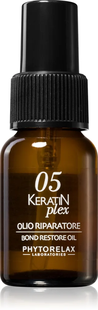 Phytorelax Laboratories Keratin Plex elvyttävä ja uudistava öljy vaurioituneille hiuksille 30 ml