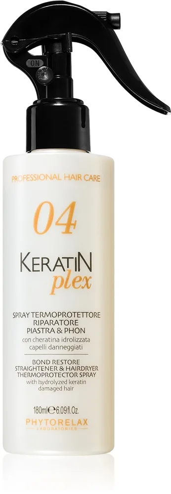Phytorelax Laboratories Keratin Plex suojaava suihke hiusten lämpökäsittelyyn 180 ml