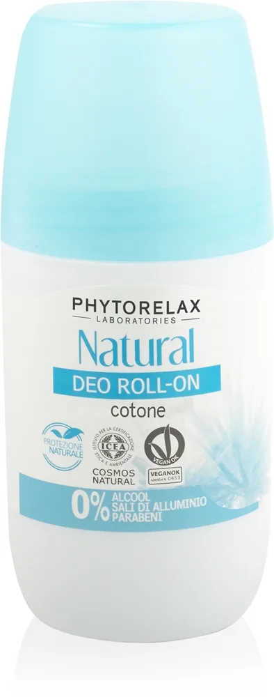 Phytorelax Laboratories Natural Deodorant roll-on utan aluminiumsalter 50 ml