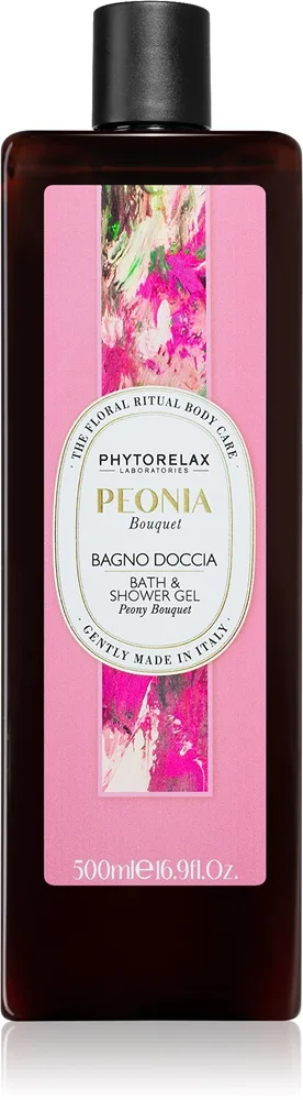 Phytorelax Laboratories Peony Bouquet Dusch- och badtvål 500 ml