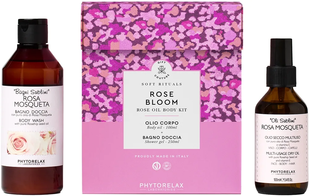 Phytorelax Laboratories Soft Rituals Rose Bloom Presentförpackning för kropp