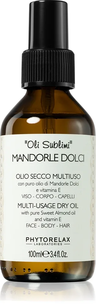 Phytorelax Laboratories Sublime Oils Sweet Almond monikäyttöinen kuivaöljy 100 ml