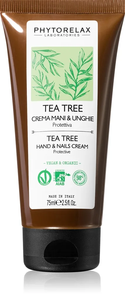 Phytorelax Laboratories Tea Tree pehmentävä käsi- ja kynsivoide 75 ml