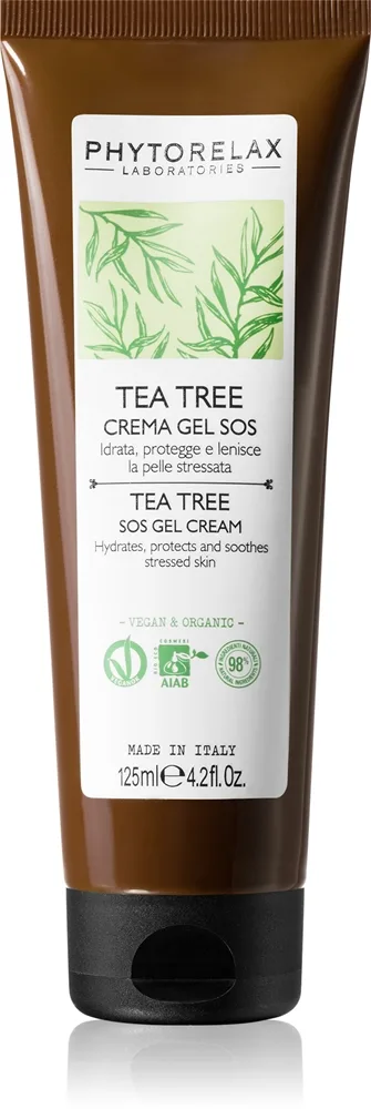Phytorelax Laboratories Tea Tree SOS-hoito rauhoittava vaikutus 125 ml