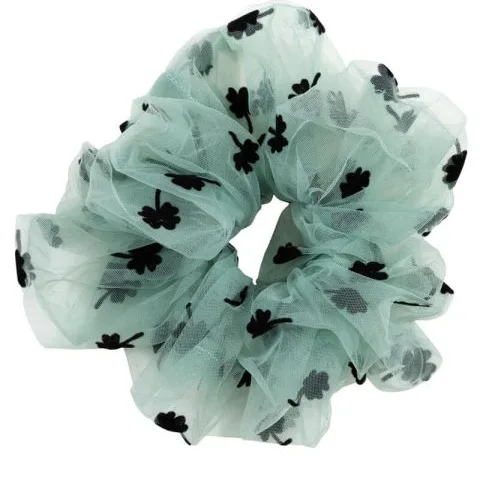 Pico Clover Scrunchie Green
