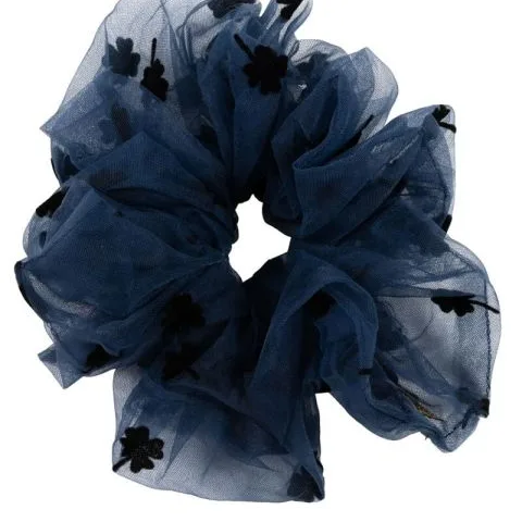 Pico Clover Scrunchie Navy