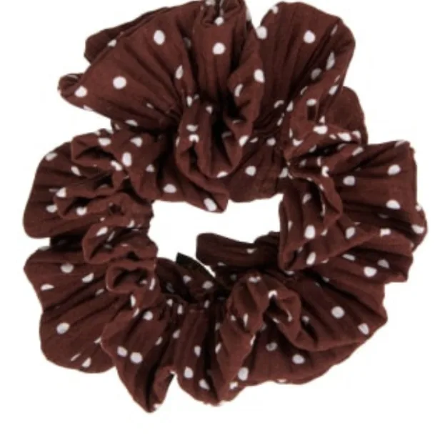 Pico Dalmatian Scrunchie Mocca