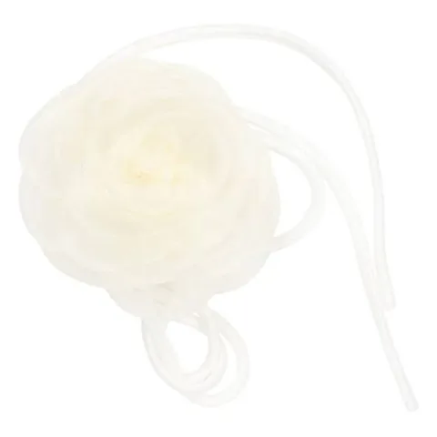 Pico Organza Rose String Ivory