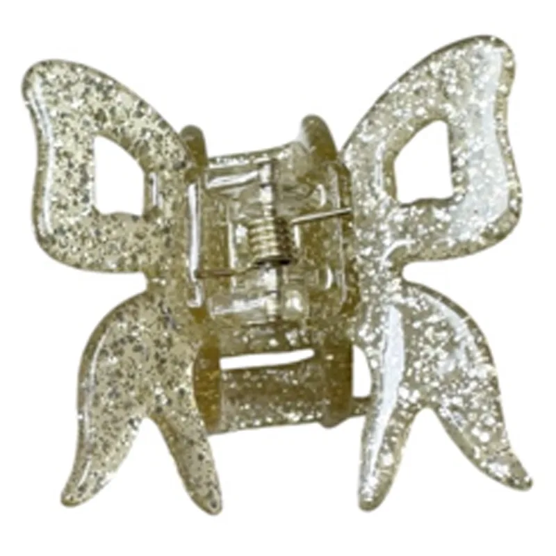 Pico Petit Arc Bow Claw Gold Glitter