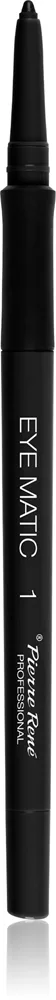 Pierre René Eyes Eyepencil Automatisk eyeliner Vandfast Skygge 01 Black 0,4 g