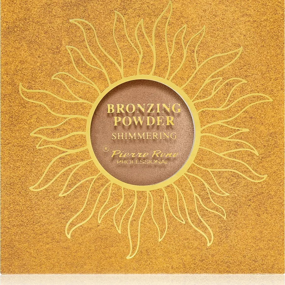 Pierre René Professional Shimmering Kompakt bronzepudder 7,5 g