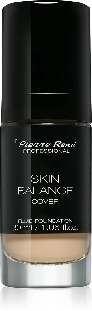 Pierre René Skin Balance Cover Flytande vattentät foundation Skugga 19 Cool Ivory 30 ml