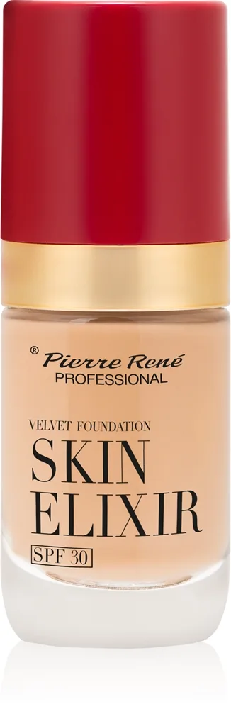 Pierre René Skin Elixir Velvet Foundation SPF 30 Skygge no. 04 Warm Nude 25 ml