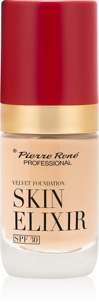 Pierre René Skin Elixir Sammetsmjuk foundation SPF 30 Skugga no. 05 Tan Nude 25 ml