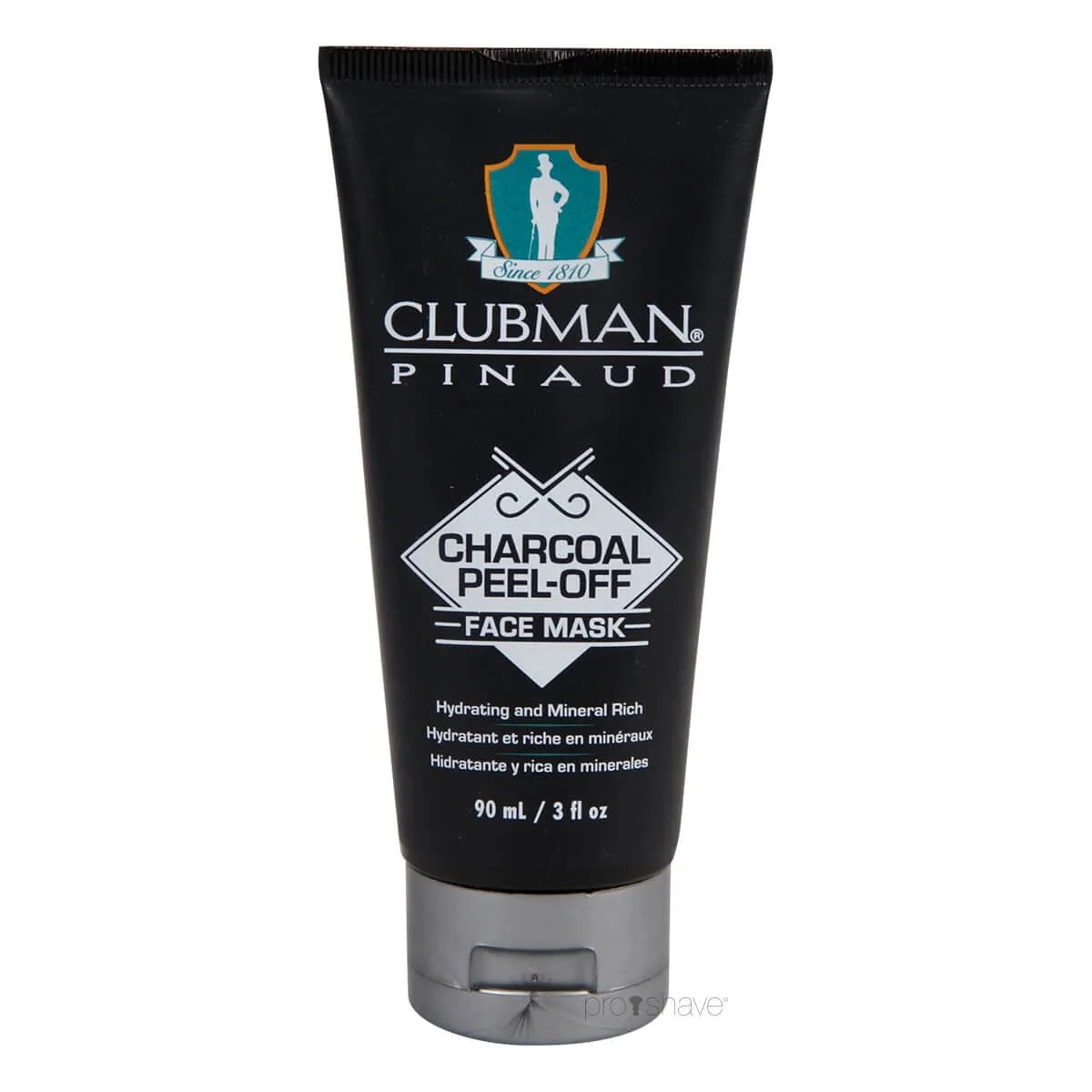 Pinaud Clubman Charcoal Peel-Off Face Mask, 90 ml.